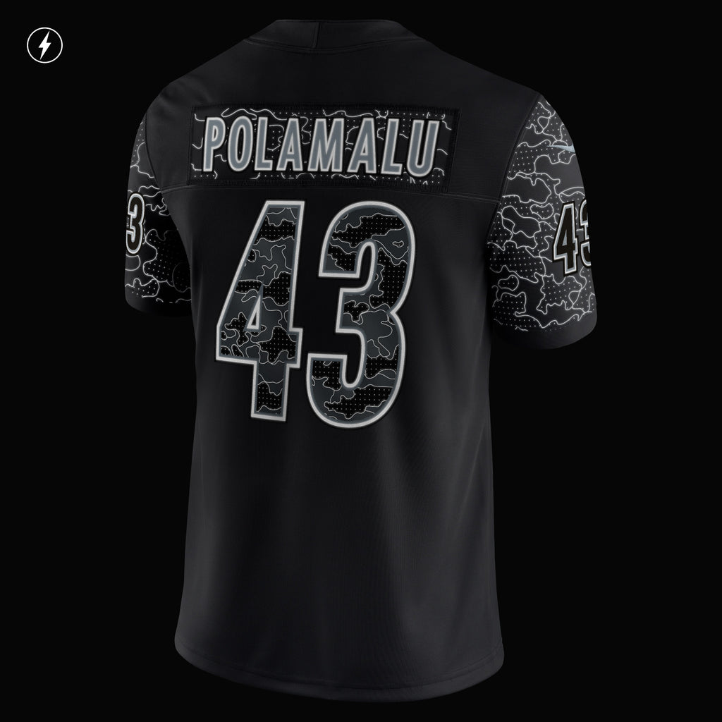 Troy Polamalu Pittsburgh Steelers Retired Player RFLCTV Limited Jersey - Black