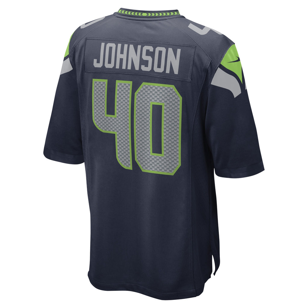 Darryl Johnson Seattle Seahawks Game Player Jersey - College Navy