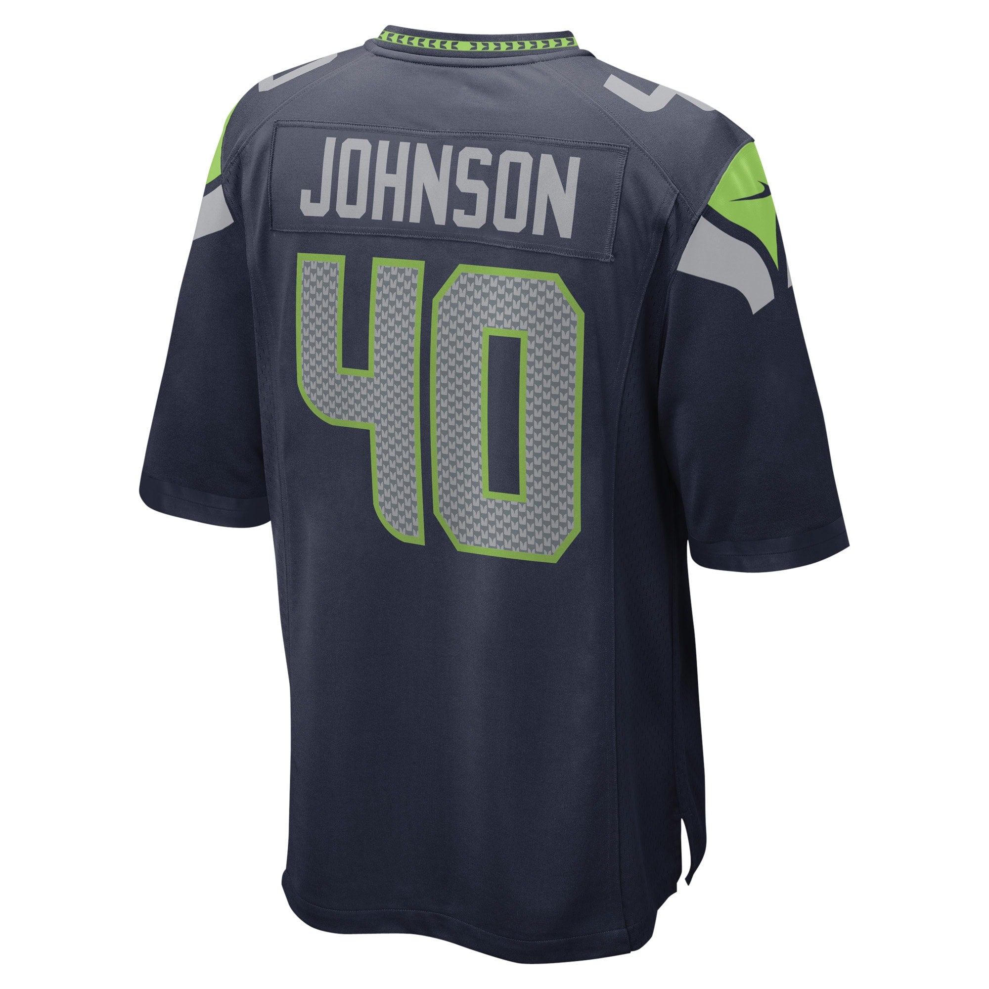 Darryl Johnson Seattle Seahawks Game Player Jersey - College Navy