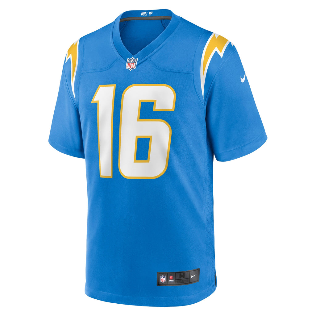 JK Scott Los Angeles Chargers Game Jersey - Powder Blue