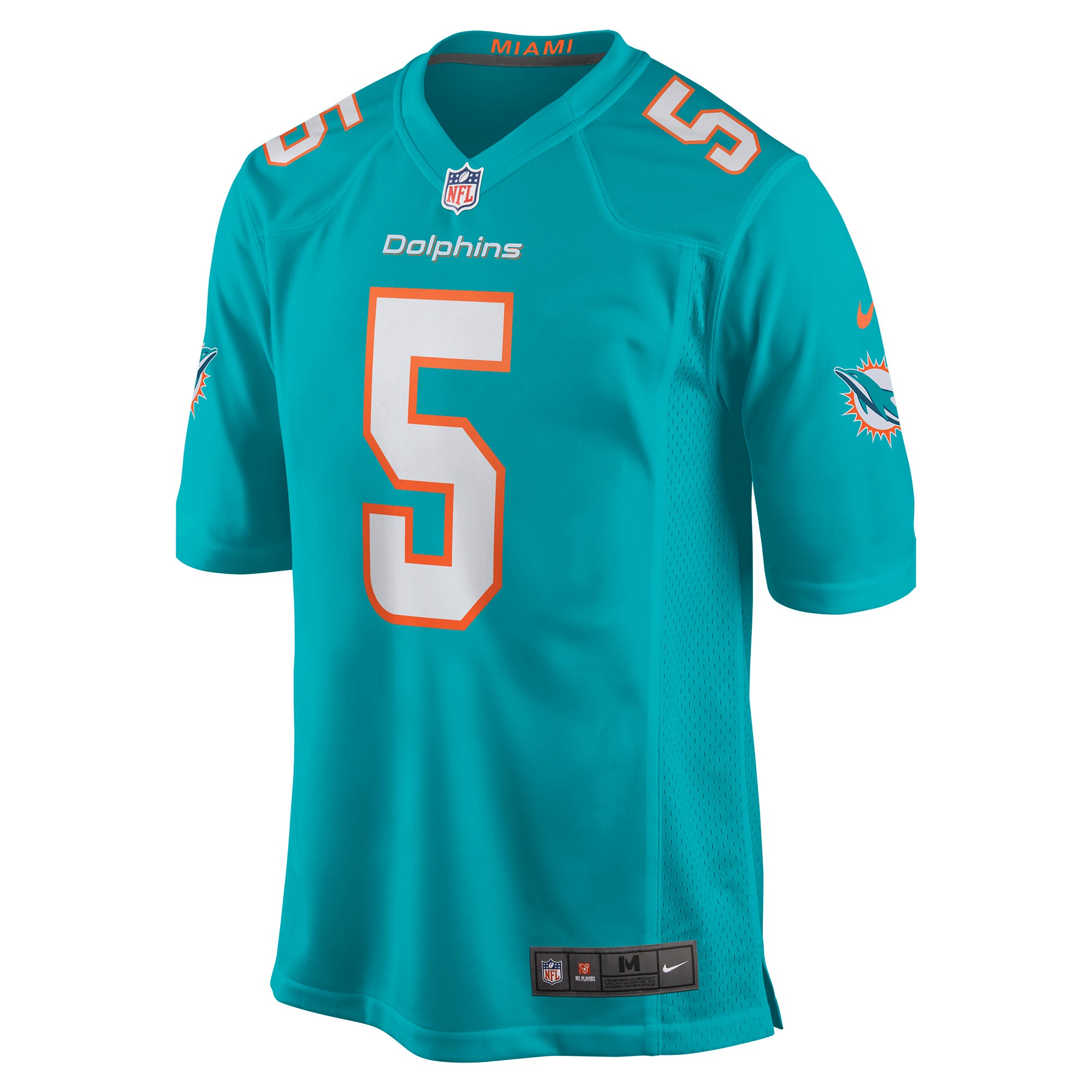 Teddy Bridgewater Miami Dolphins Game Jersey - Aqua