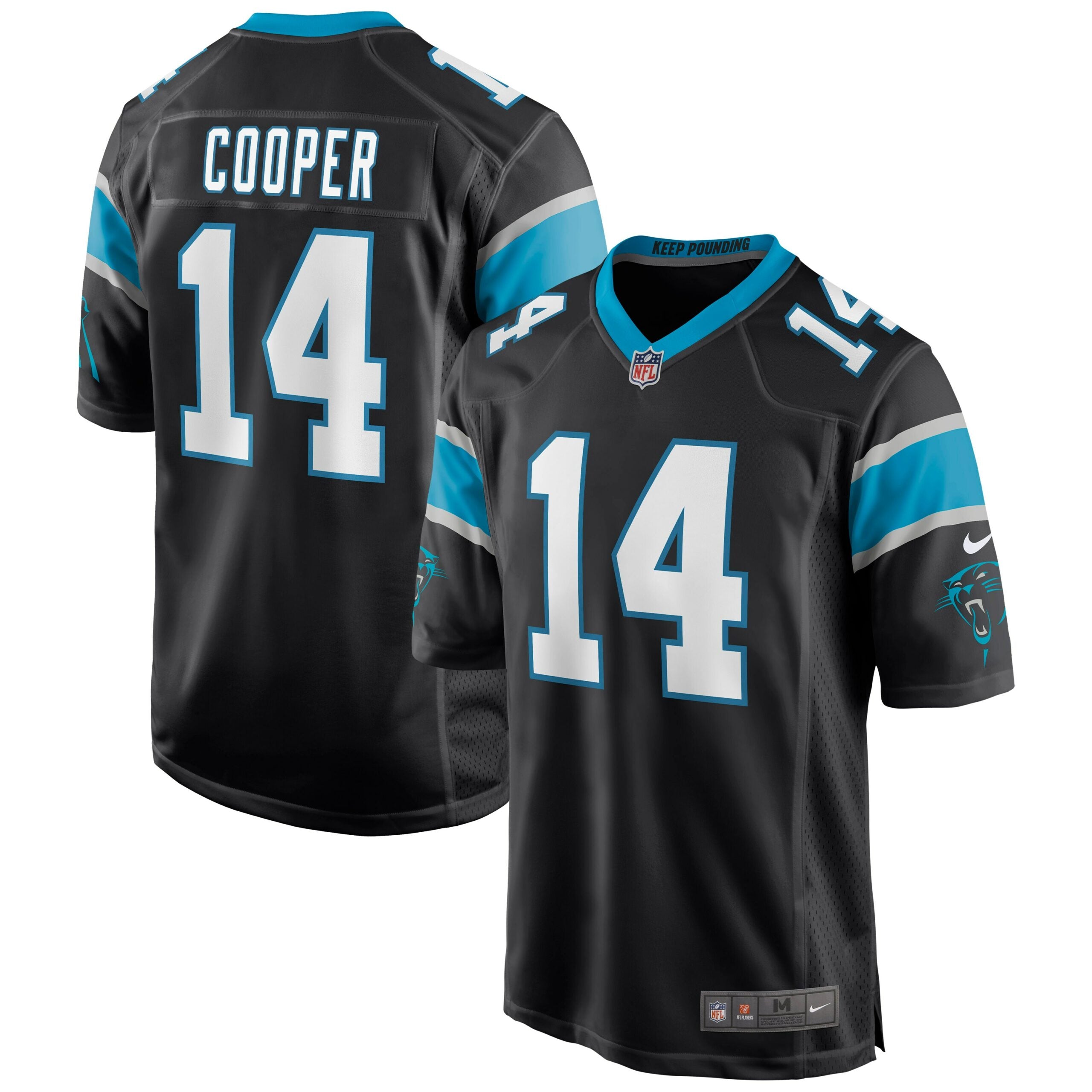 Pharoh Cooper Carolina Panthers Game Jersey - Black