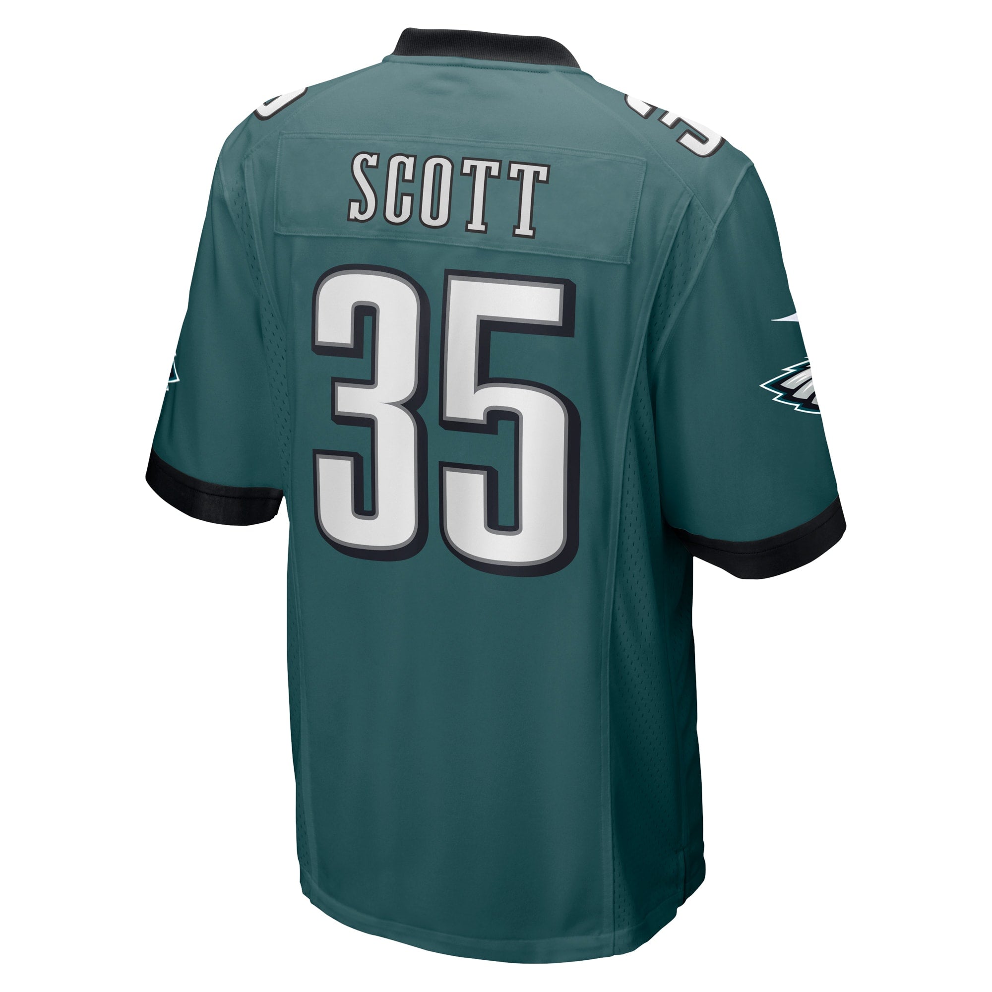 Boston Scott Philadelphia Eagles Game Jersey - Midnight Green
