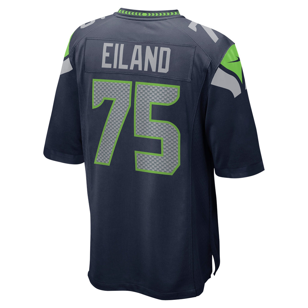 Greg Eiland Seattle Seahawks Game Jersey - College Navy