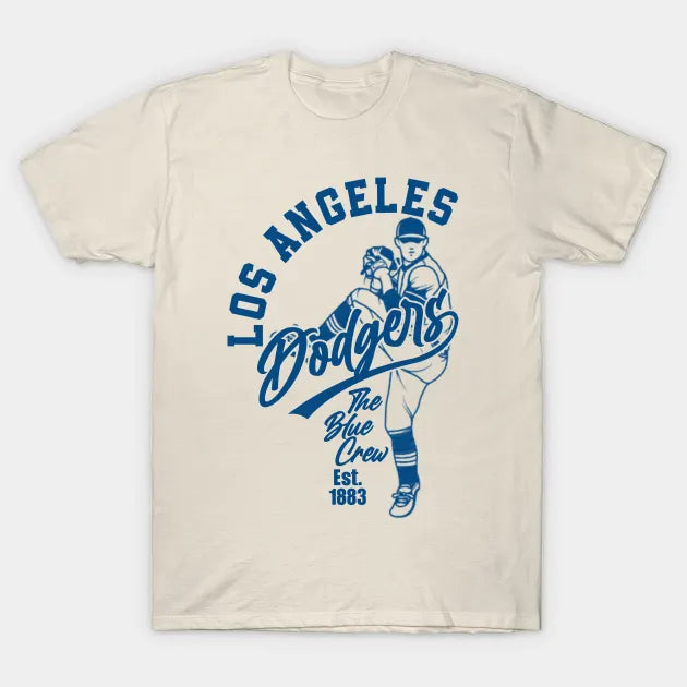 Los Angeles Dodgers By Semrawud T-Shirt
