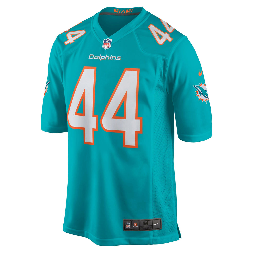 Elandon Roberts Miami Dolphins Game Jersey - Aqua