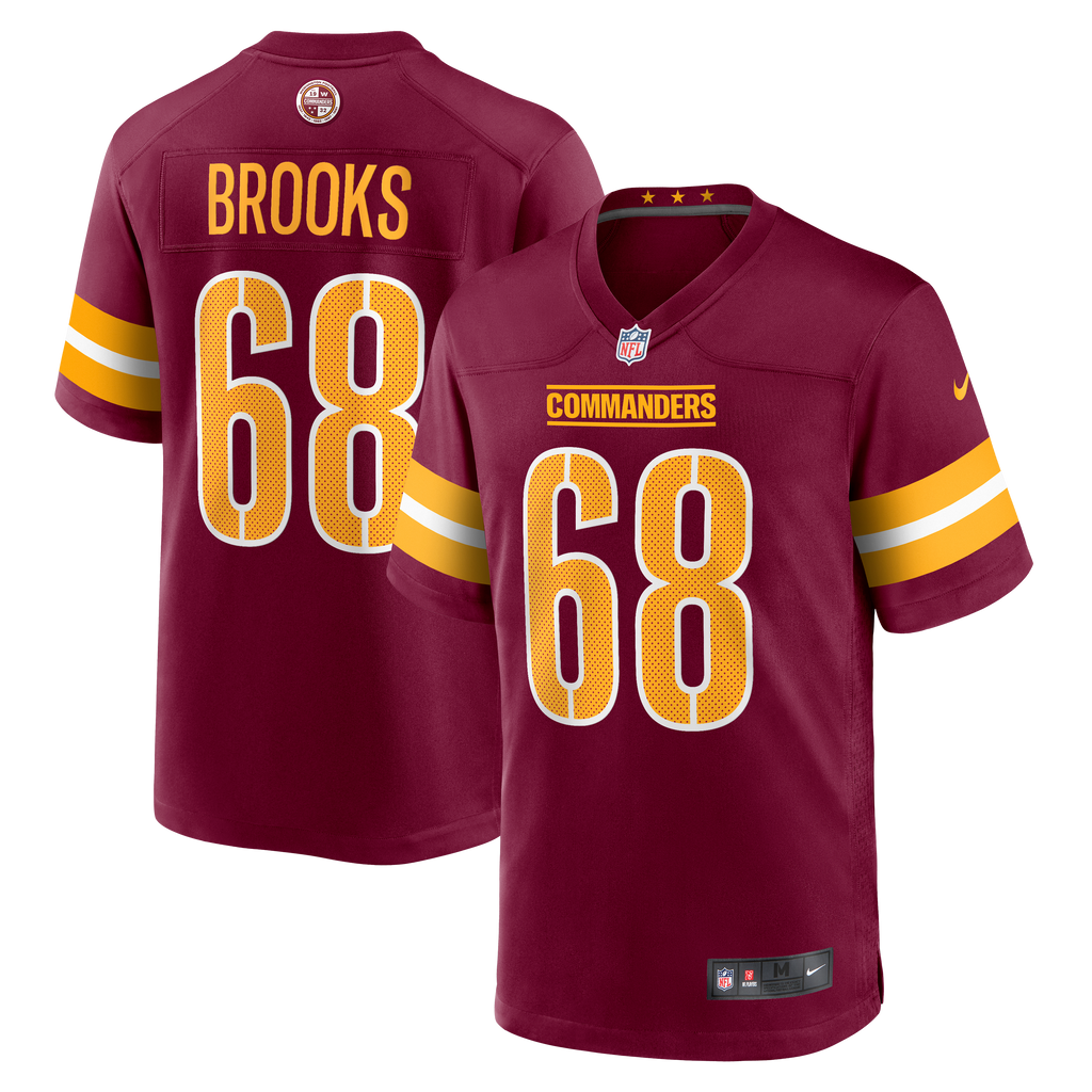 Curtis Brooks Washington Commanders ?Game Jersey - Burgundy