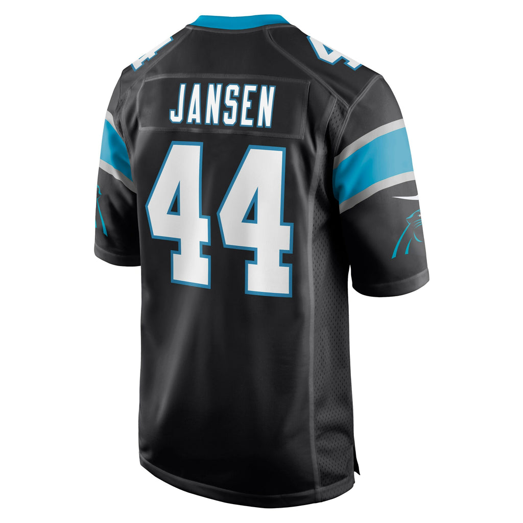 J.J. Jansen Carolina Panthers Game Jersey - Black