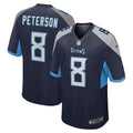 Adrian Peterson Tennessee Titans Game Jersey - Navy