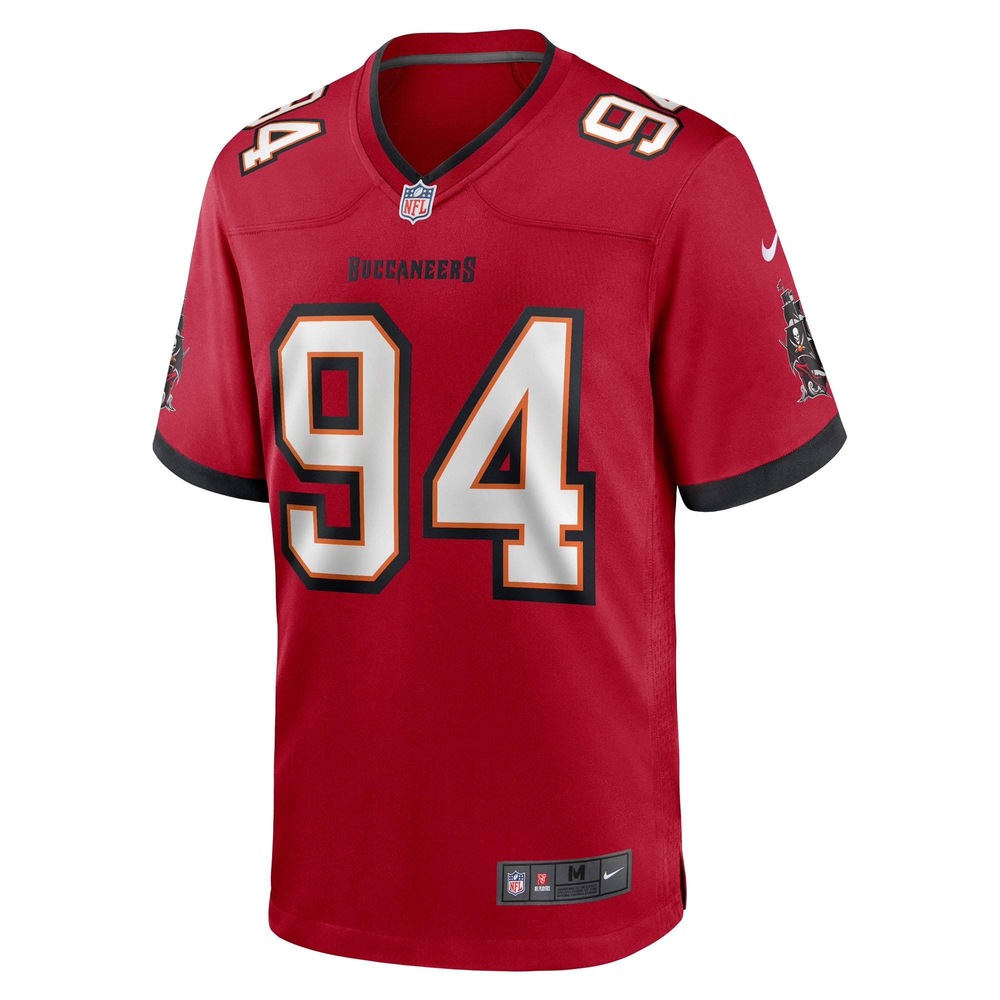 Calijah Kancey Tampa Bay Buccaneers 2023 NFL Draft First Round Pick Game Jersey - Red