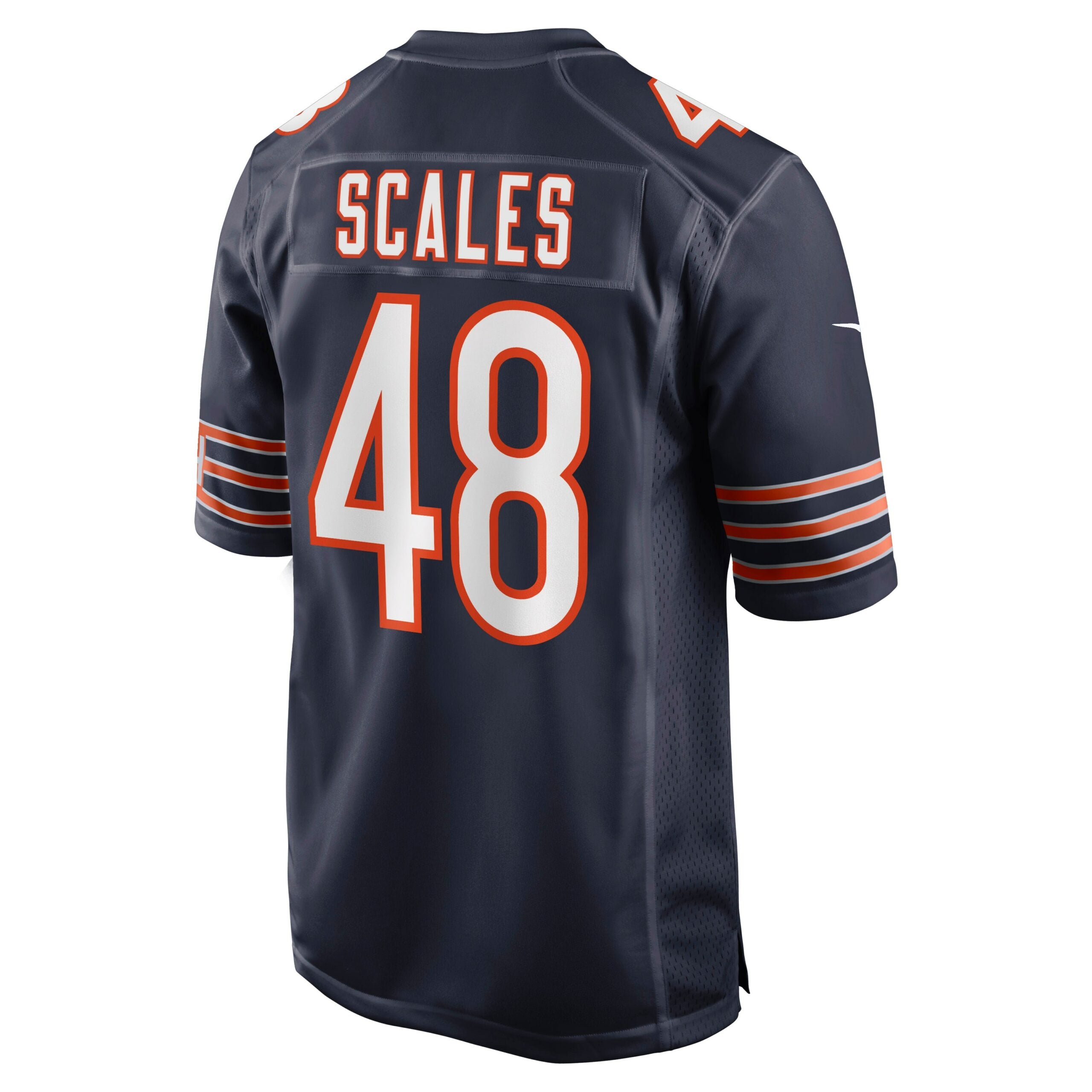 Patrick Scales Chicago Bears Game Jersey - Navy