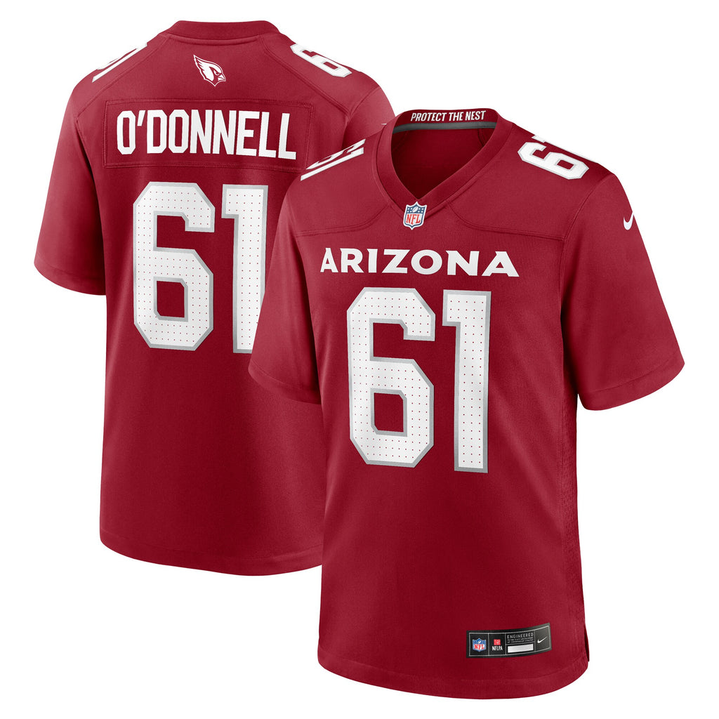 Carter O'Donnell Arizona Cardinals Team Game Jersey - ?Cardinal