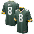 Tim Boyle Green Bay Packers Game Jersey - Green
