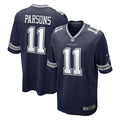 Micah Parsons Dallas Cowboys 2021 NFL Draft First Round Pick Game Jersey - Navy