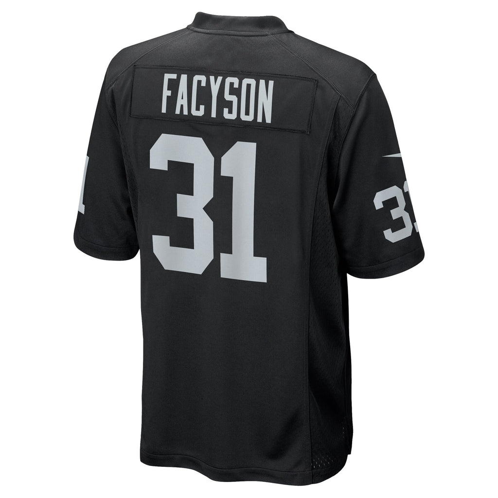 Brandon Facyson Las Vegas Raiders Team Game Jersey - ?Black