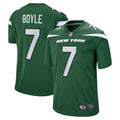 Tim Boyle New York Jets Game Jersey - Gotham Green