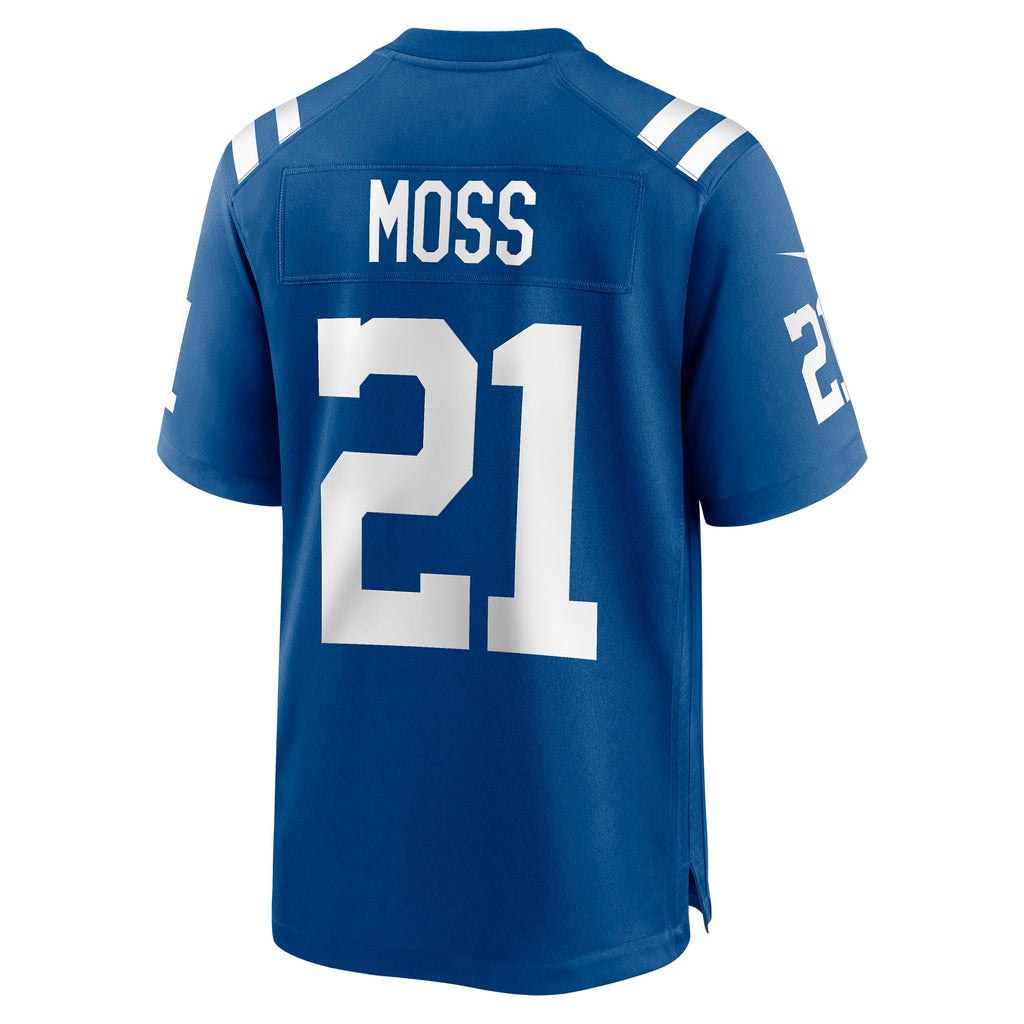 Zack Moss Indianapolis Colts Game Player Jersey - Royal