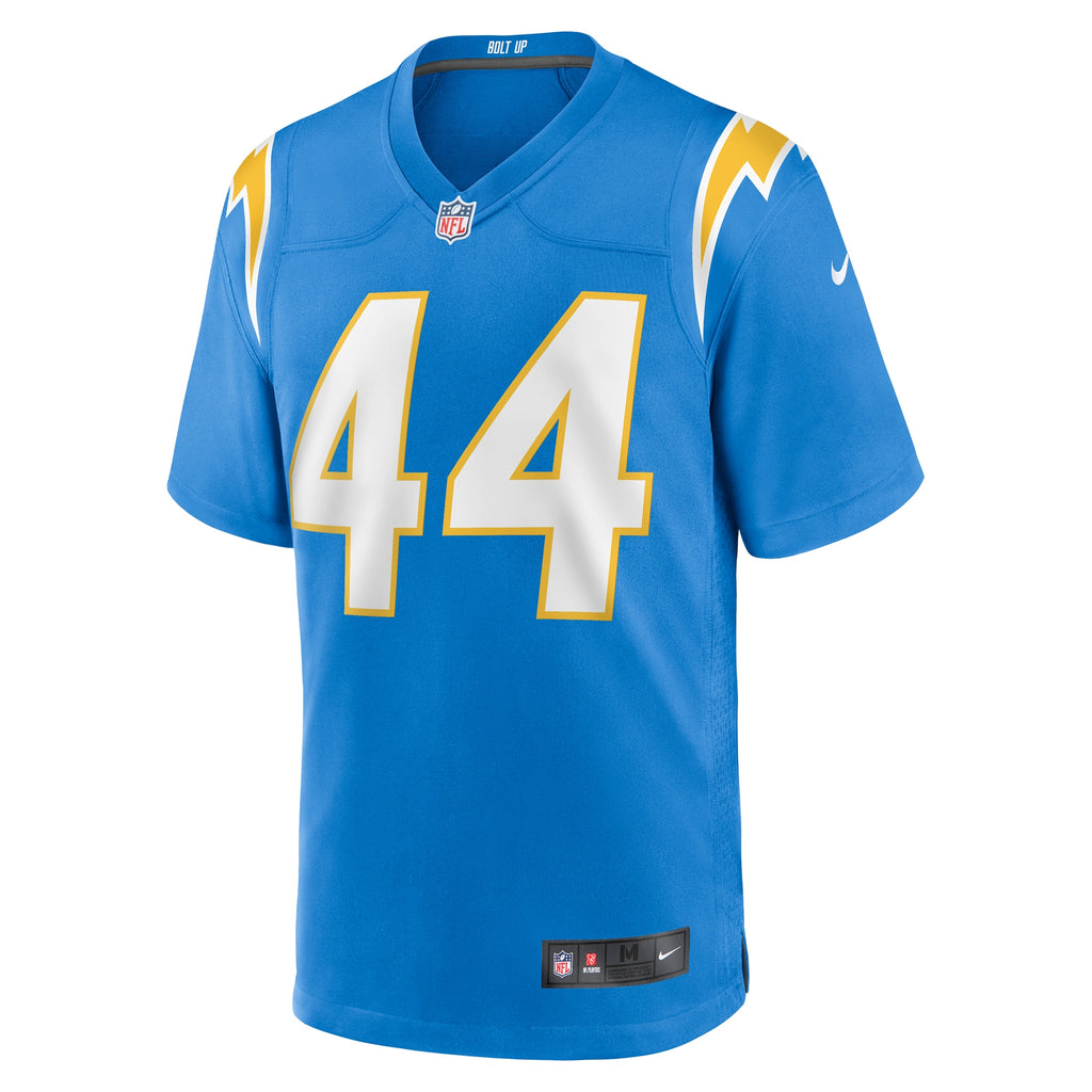 Tanner Muse Los Angeles Chargers Team Game Jersey - ?Powder Blue