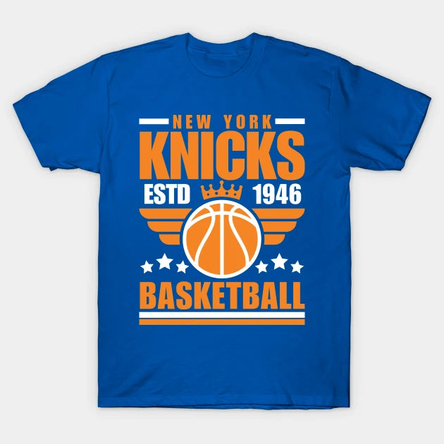 New York Knicks 1946 Basketball Retro T-Shirt
