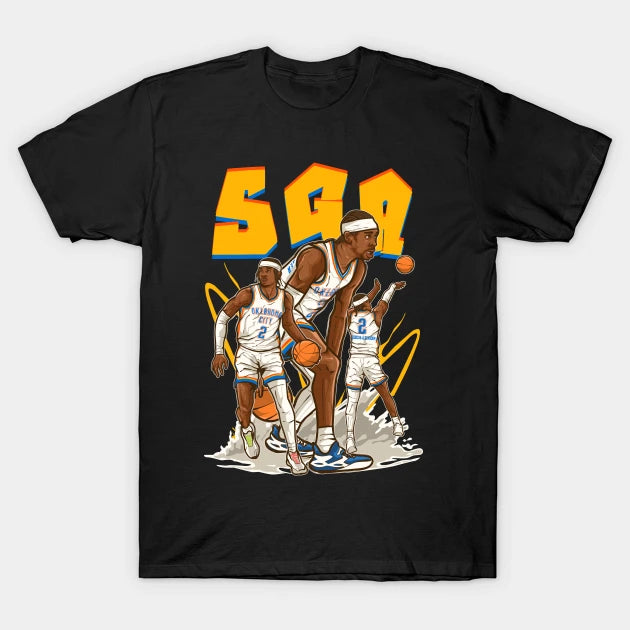 Shai Gilgeous-Alexander Sga Cartoon T-Shirt