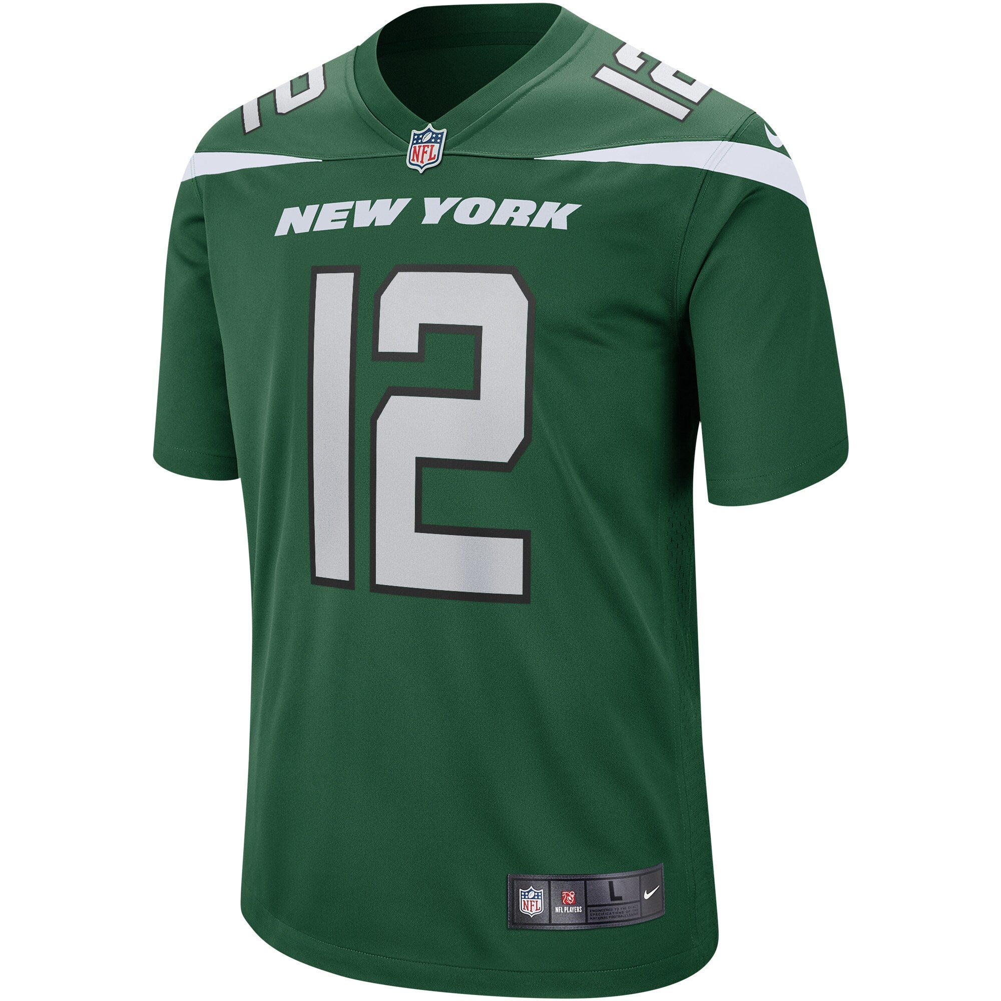 Joe Namath New York Jets Game Retired Player Jersey - Gotham Green