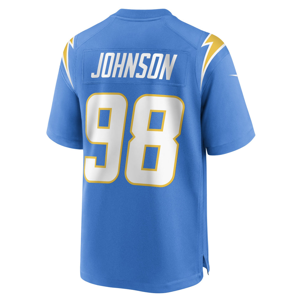Austin Johnson Los Angeles Chargers Game Player Jersey - Powder Blue