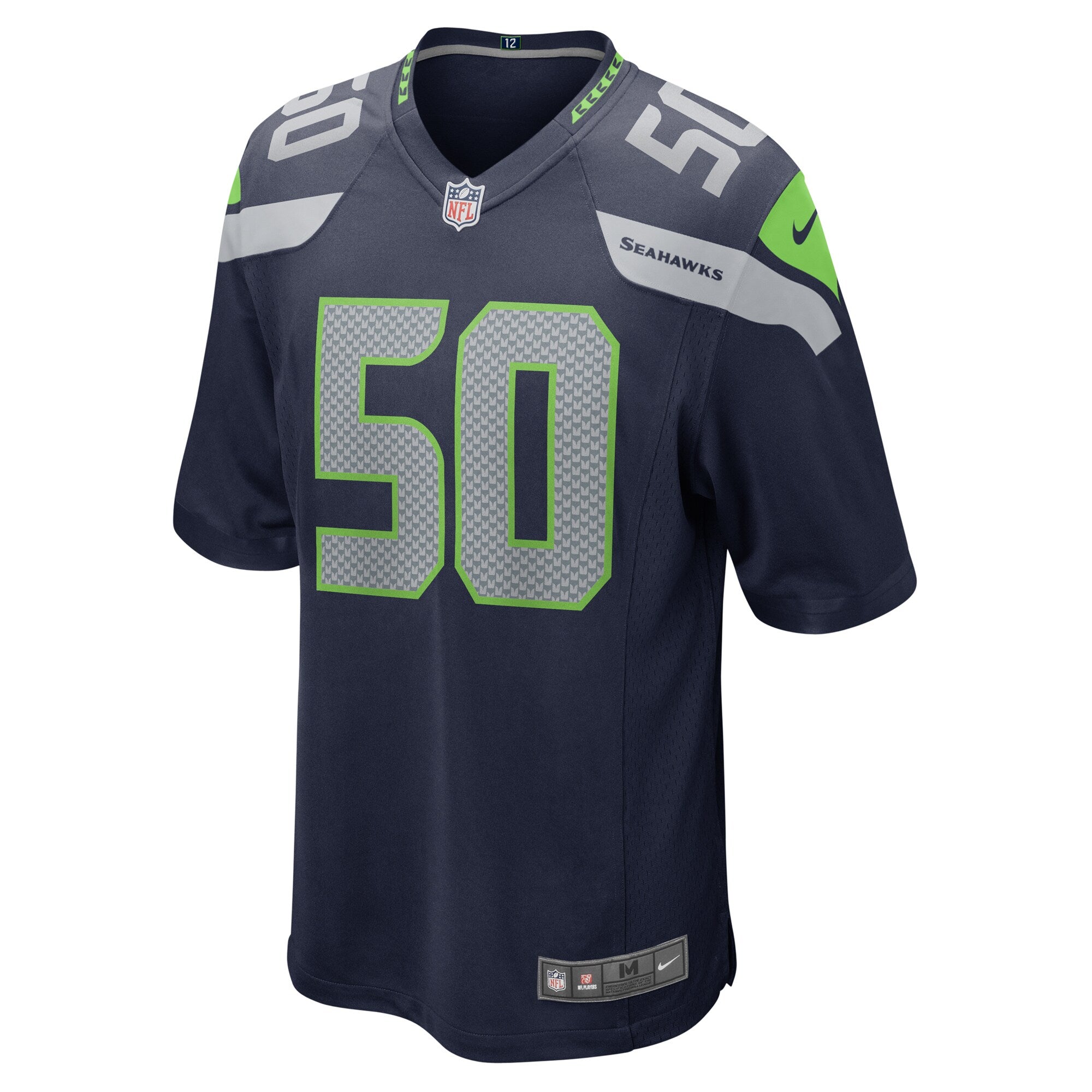 K.J. Wright Seattle Seahawks Game Jersey - College Navy