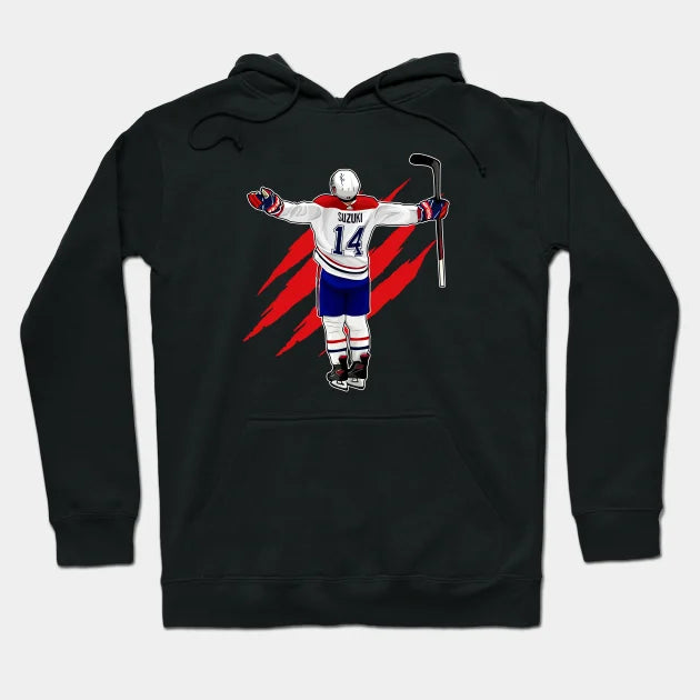 Nick Suzuki Reaction #14 Claw Hoodie
