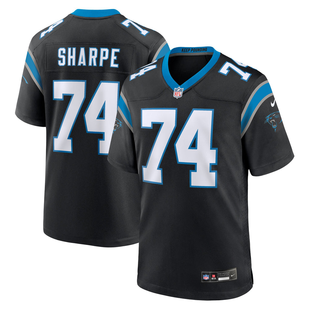 David Sharpe Carolina Panthers Team Game Jersey - ?Black