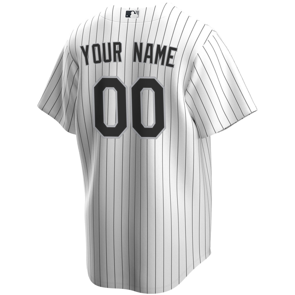 Chicago White Sox Home Replica Custom Jersey - White