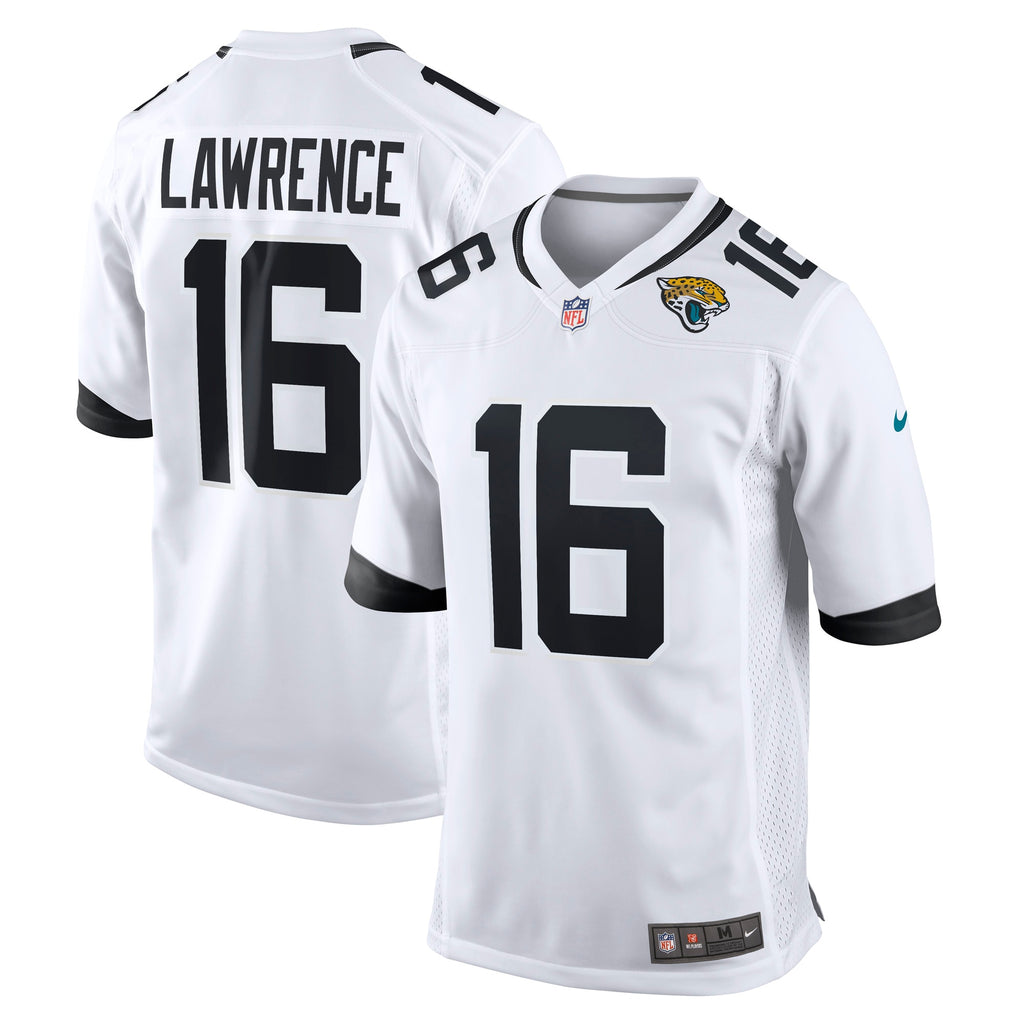 Trevor Lawrence Jacksonville Jaguars White Game Jersey - White