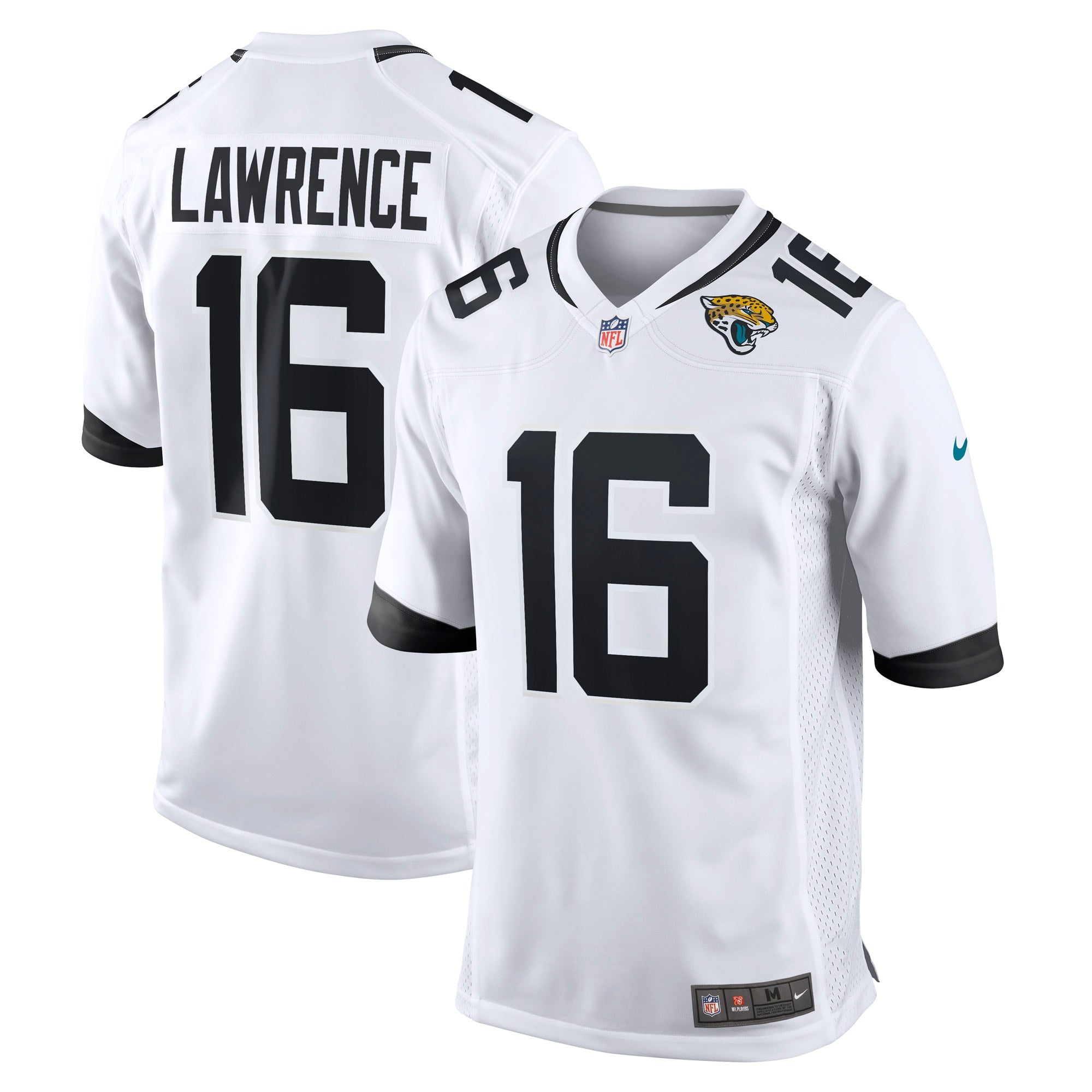Trevor Lawrence Jacksonville Jaguars White Game Jersey - White
