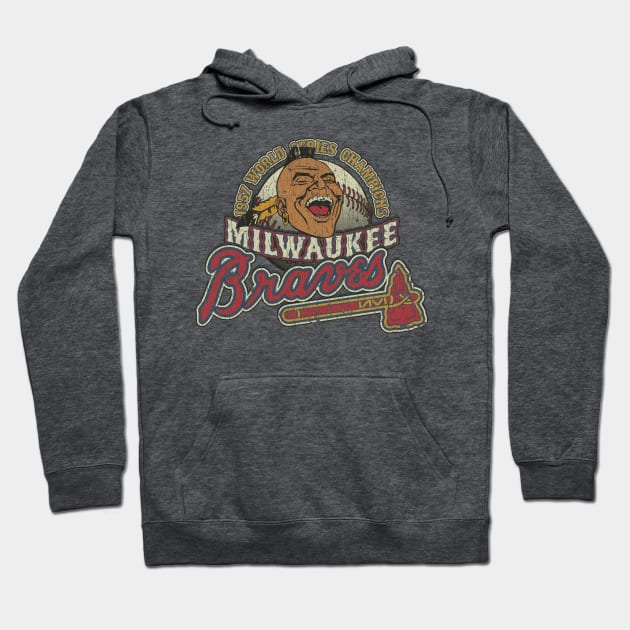Milwaukee Braves World Champions 1957 Hoodie