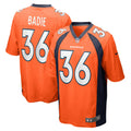 Tyler Badie Denver Broncos Team Game Jersey - ?Orange