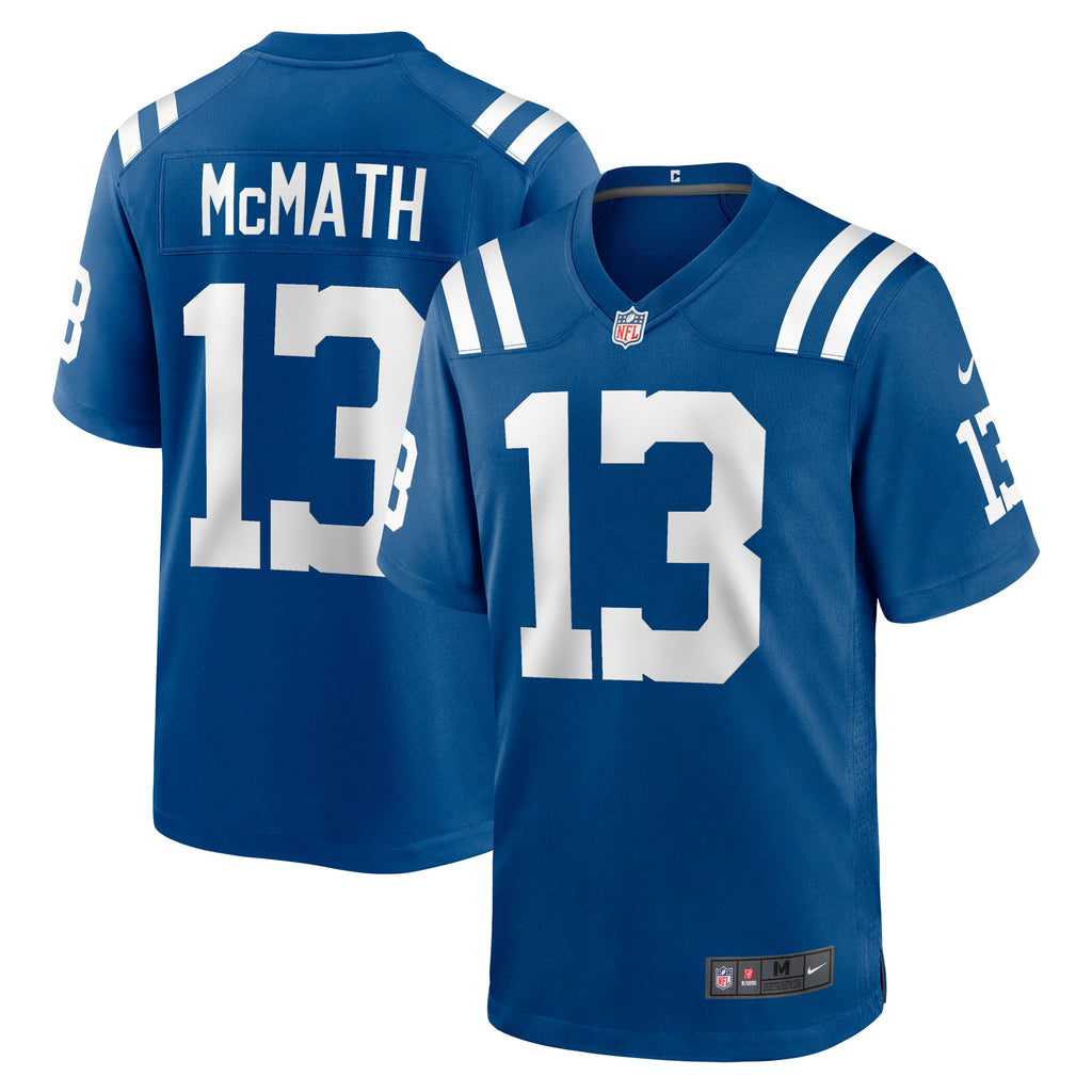 Racey McMath Indianapolis Colts Team Game Jersey - ?Royal