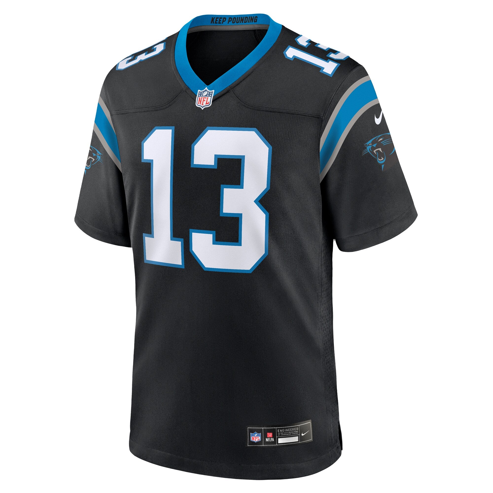Troy Hill Carolina Panthers Team Game Jersey - ?Black