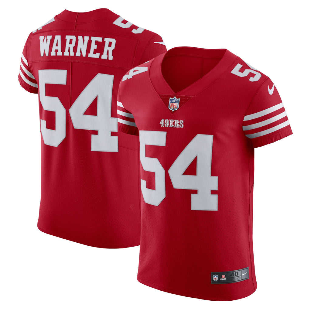 Fred Warner San Francisco 49ers Vapor Elite Jersey - Scarlet