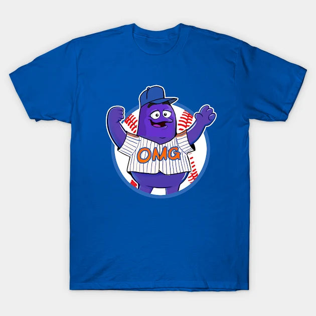 Mets Omg Grimace T-Shirt