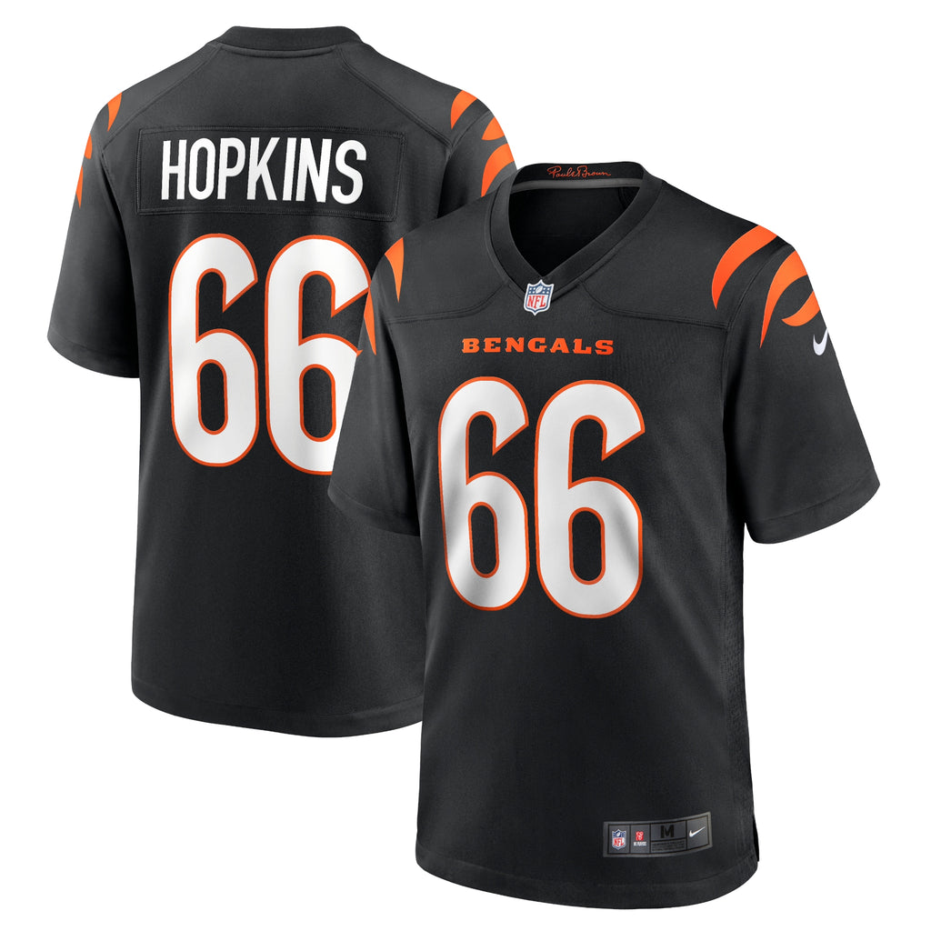 Trey Hopkins Cincinnati Bengals Game Jersey - Black