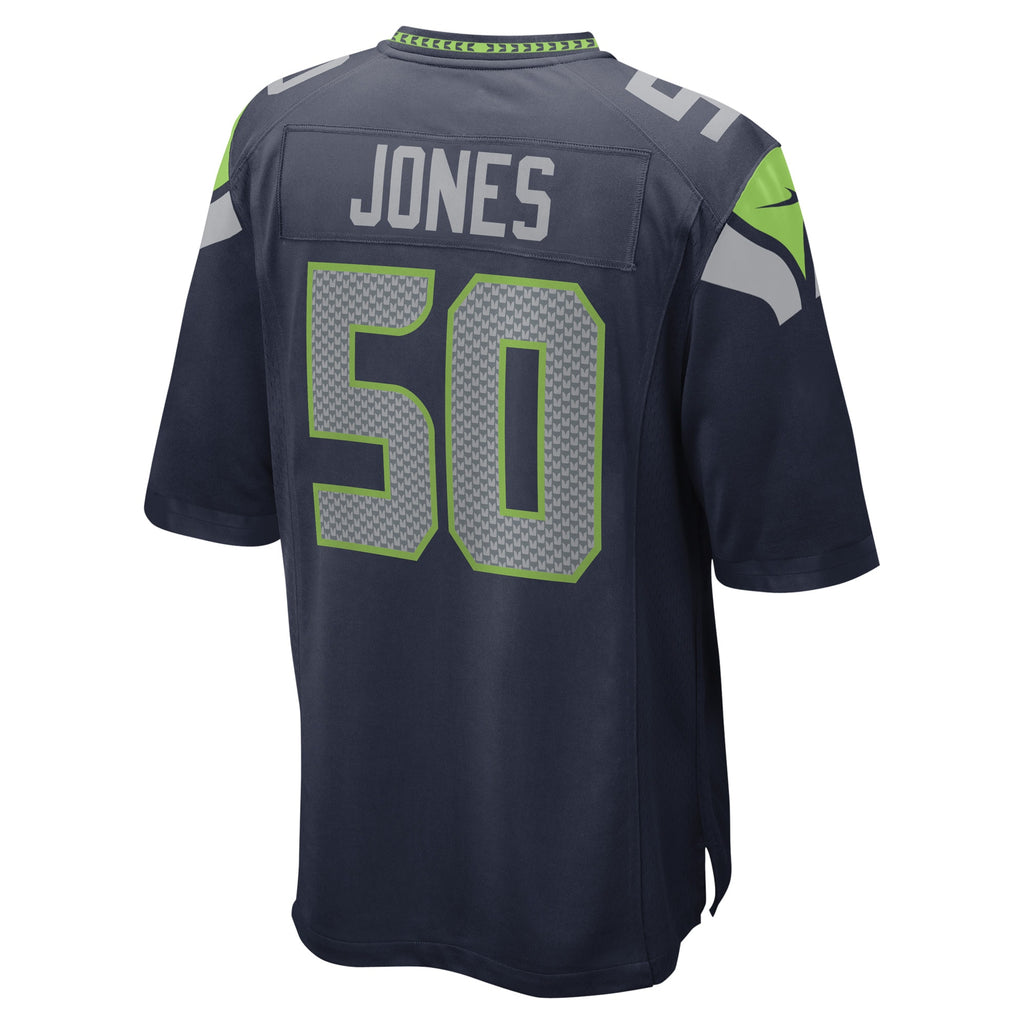 Vi Jones Seattle Seahawks Game Player Jersey - College Navy