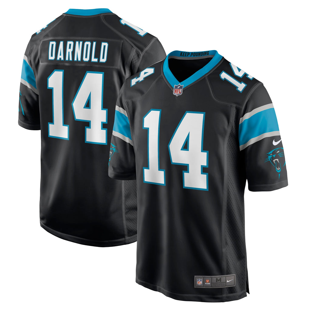 Sam Darnold Carolina Panthers Game Player Jersey - Black