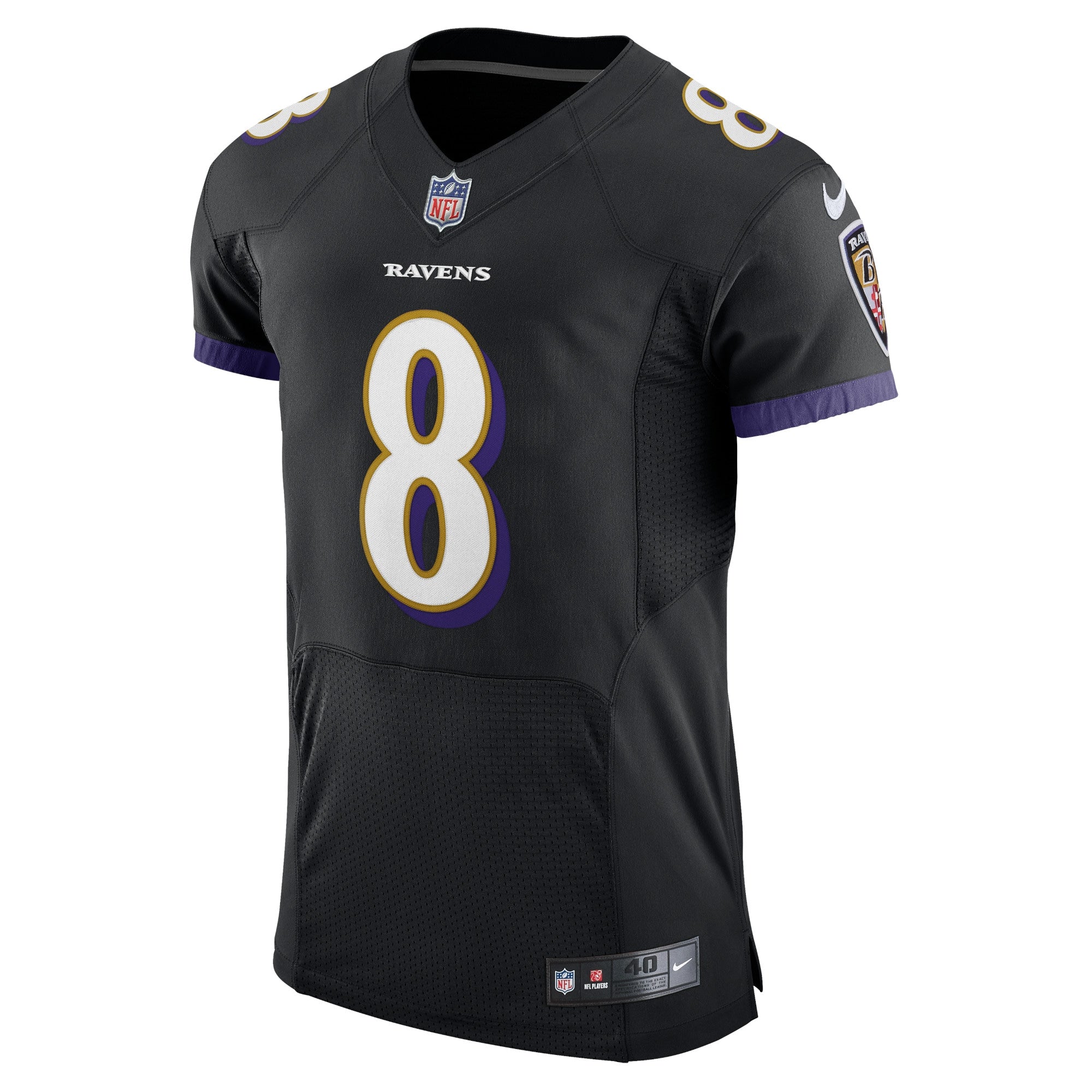 Lamar Jackson Baltimore Ravens Alternate Vapor Elite Player Jersey - Black