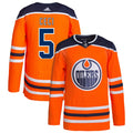 Cody Ceci Edmonton Oilers Home Authentic Pro Jersey - Orange