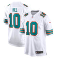 Men's Miami Dolphins Tyreek Hill Alternate Game Jersey White