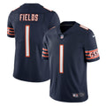 Men's Chicago Bears Justin Fields Vapor Limited Jersey Navy