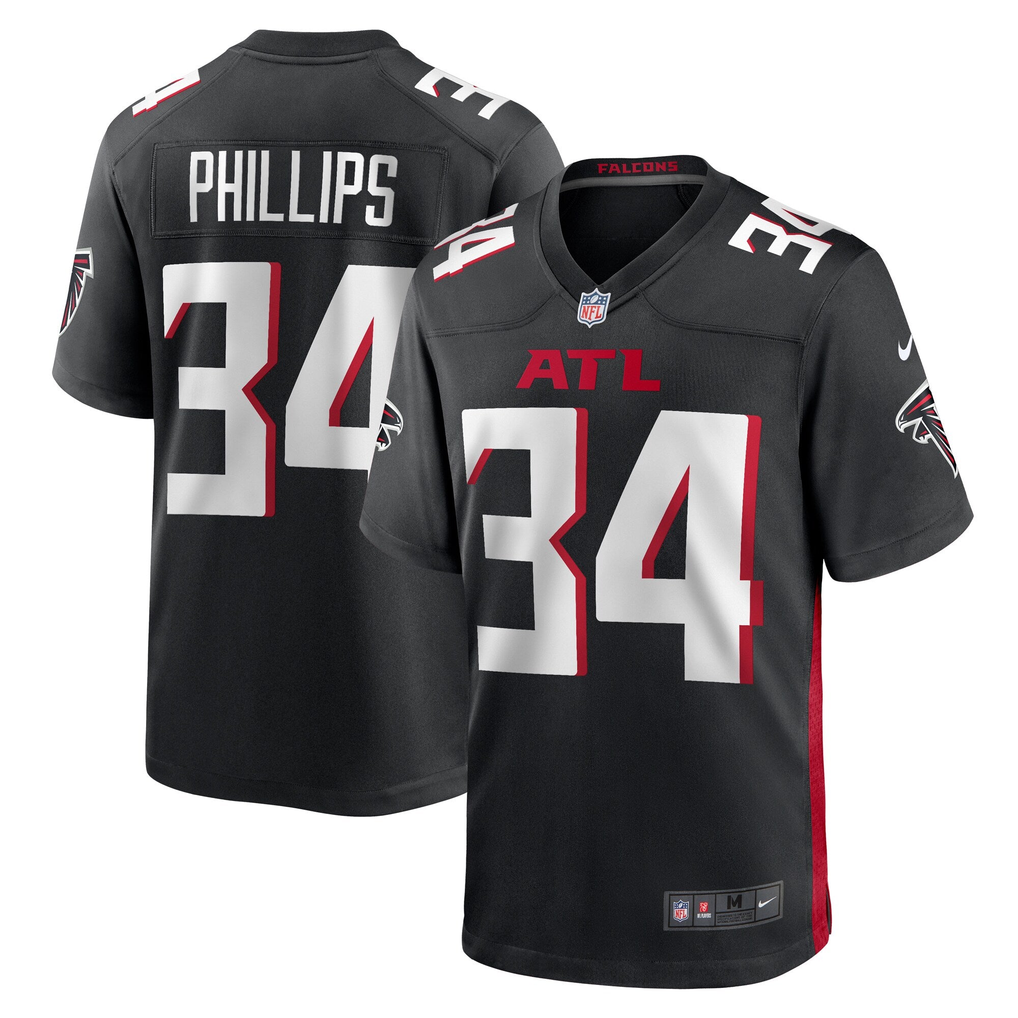 Clark Phillips III Atlanta Falcons Team Game Jersey - ?Black