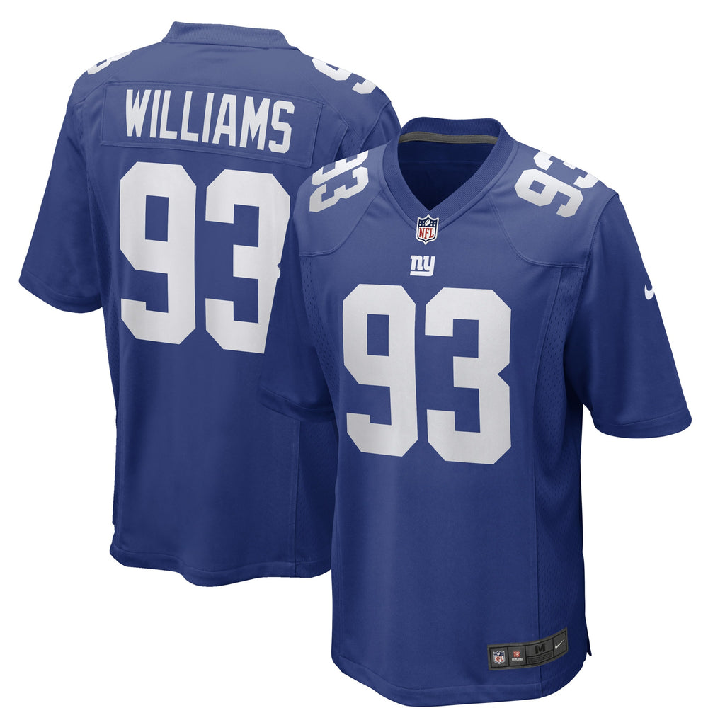 Nick Williams New York Giants Game Player Jersey - Royal
