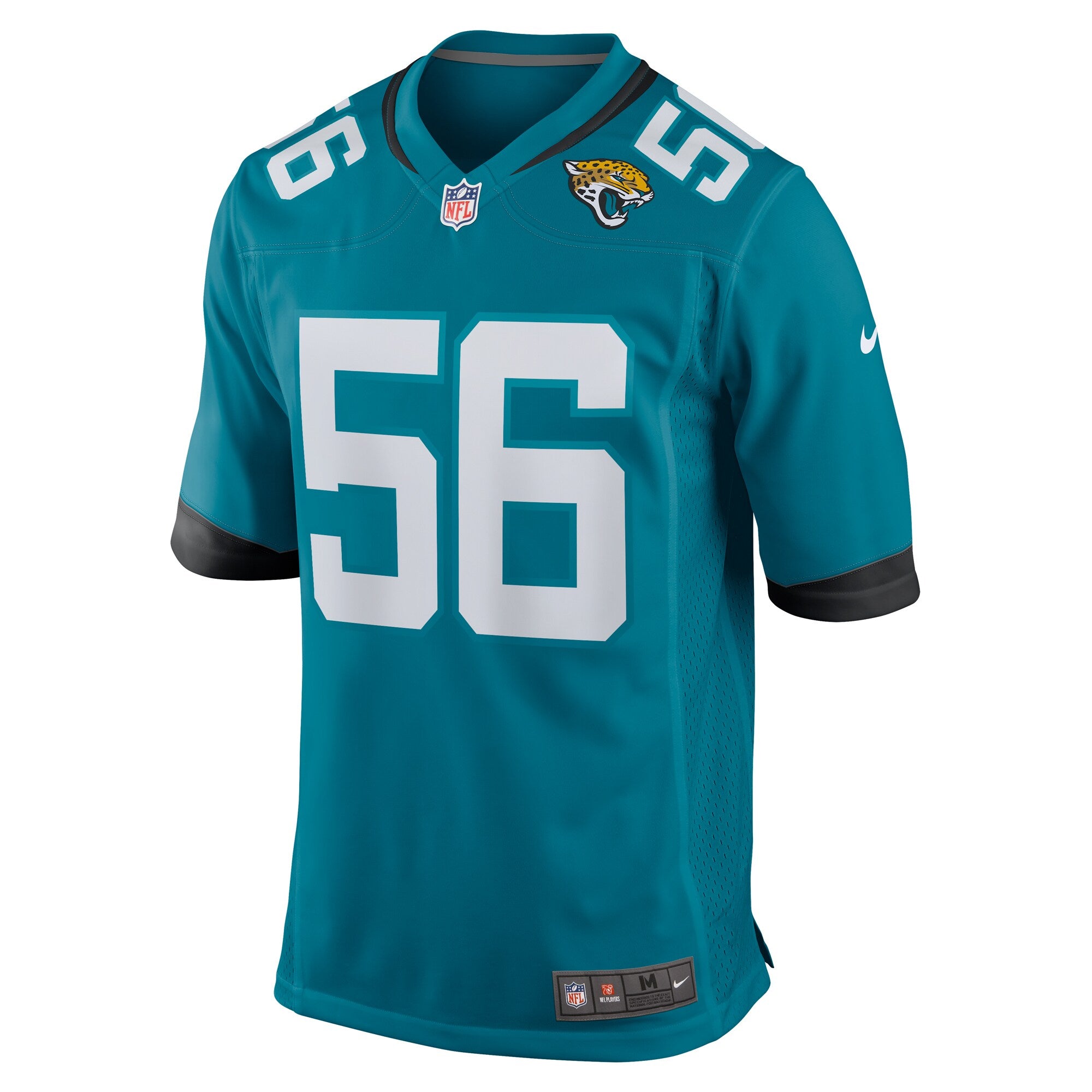 Yasir Abdullah Jacksonville Jaguars Team Game Jersey - ?Teal