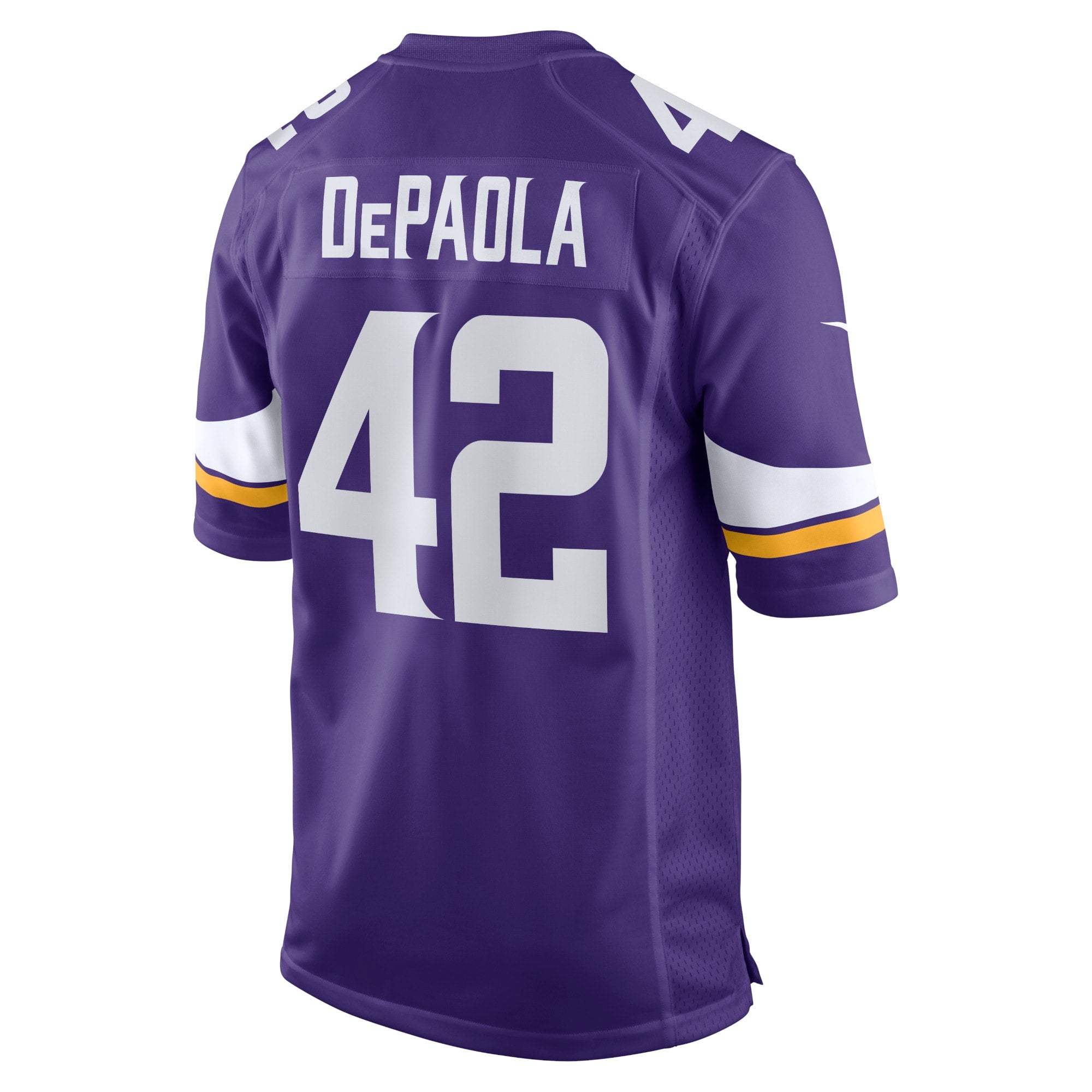 Andrew DePaola Minnesota Vikings Game Jersey - Purple
