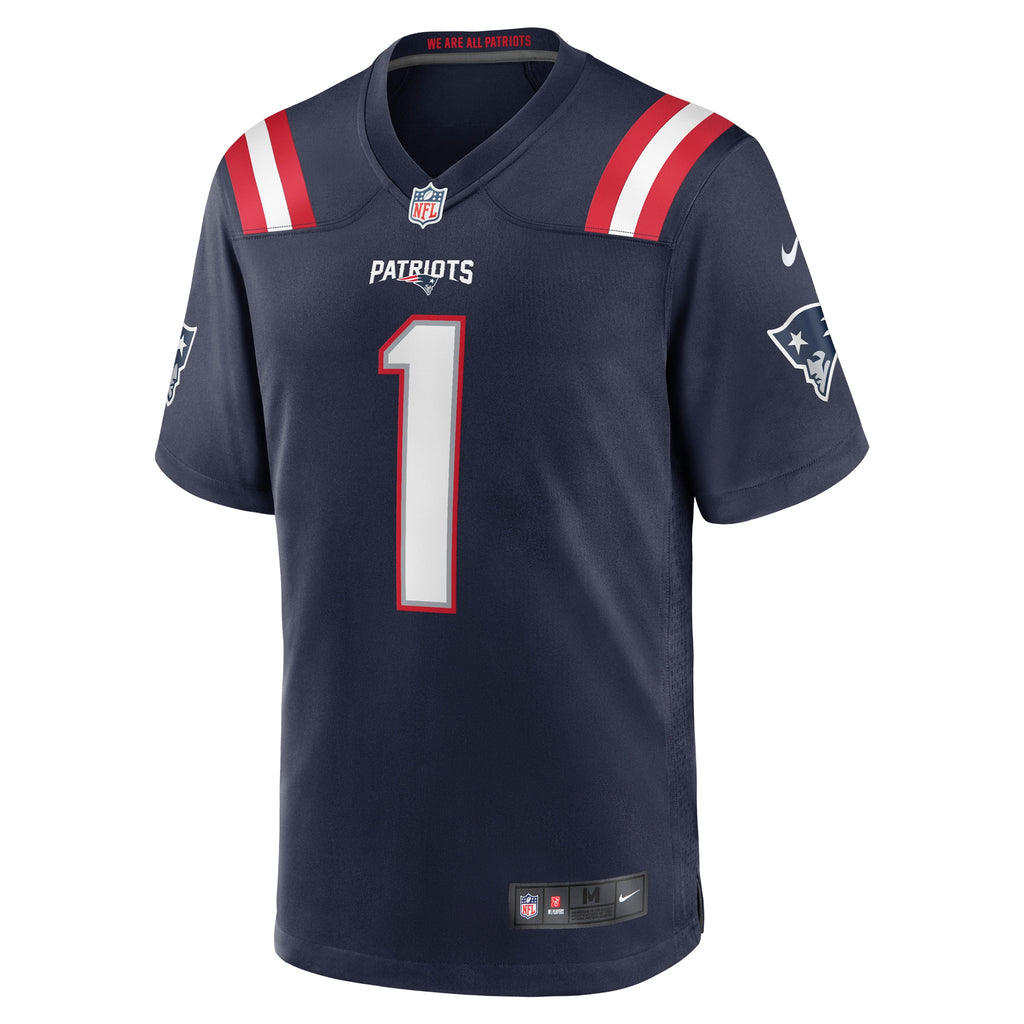Number 1 Dad New England Patriots Game Jersey - Navy